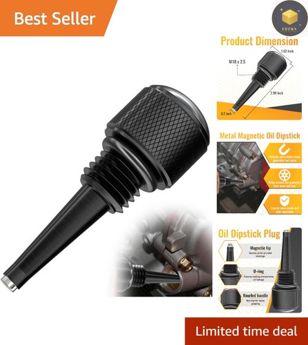 Enhanced magnetic oil dipstick - enhanced,